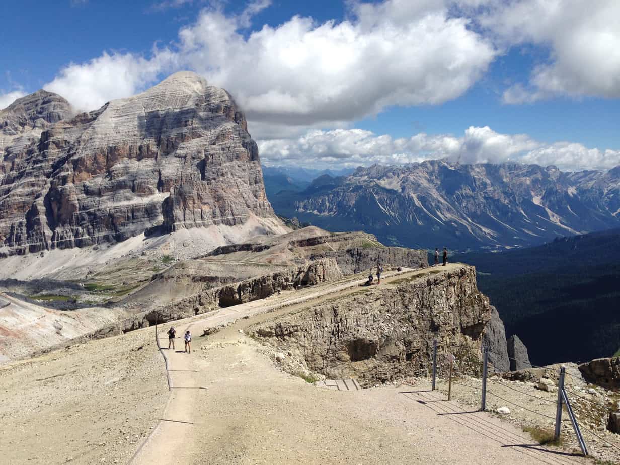 Views from high up the Dolomites